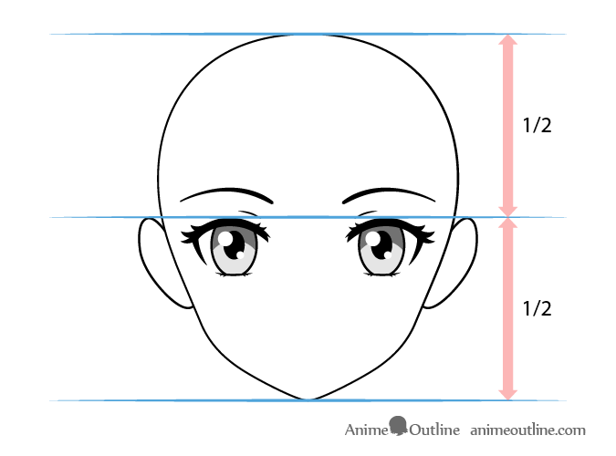 How To Draw Female Anime Eyes Tutorial Animeoutline