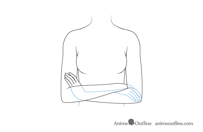 Featured image of post Anime Female Arms Crossed Pose Drawing Anatoref anime poses reference anime poses art