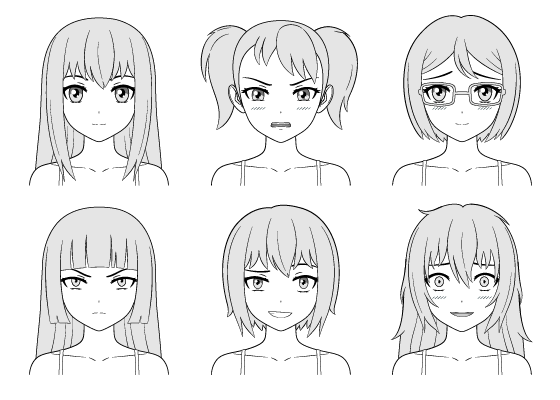 How to Draw Anime Tutorial with Beautiful Anime Character Drawings
