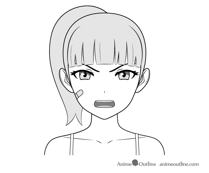 Amber With Freckles  Simple Anime Drawings Characters Transparent PNG   982x1400  Free Download on NicePNG