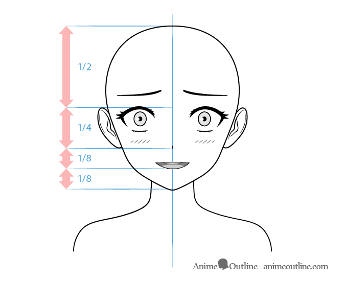 How to Draw a Realistic Anime Face Step by Step - AnimeOutline