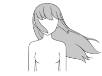 How to Draw Anime Hair Blowing in the Wind