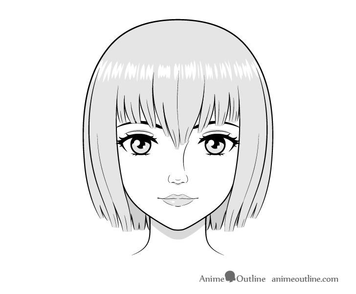 How to Draw a Realistic Anime Face Step by Step - AnimeOutline