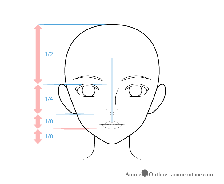 How to Draw a Realistic Anime Face Step by Step - AnimeOutline