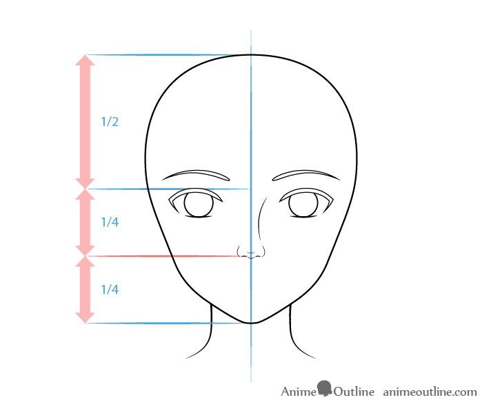 How to Draw a Realistic Anime Face Step by Step - AnimeOutline