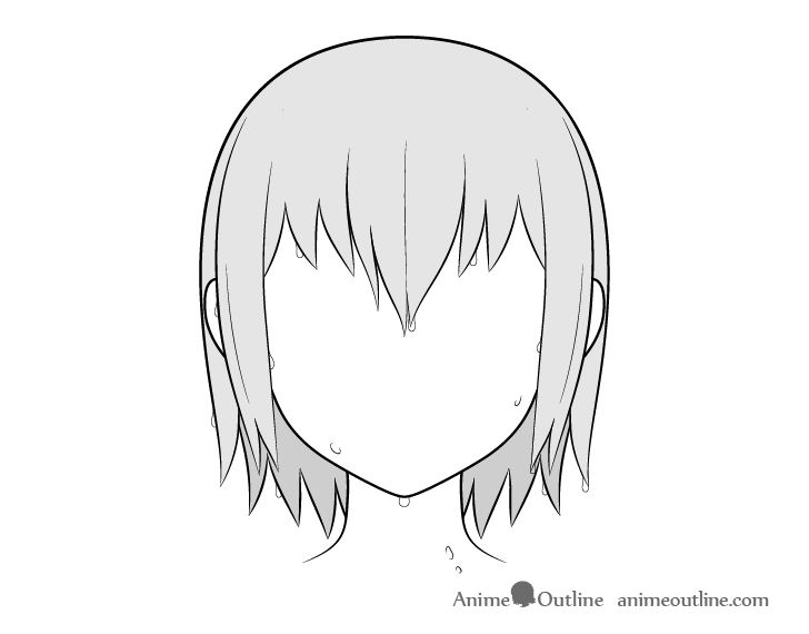 How to Shade Anime Hair  Drawing Tutorial