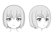 How to Draw Anime Pouting Face Tutorial