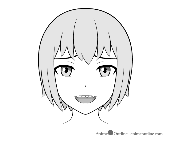 How to Draw Anime  Manga Teeth Tutorial  AnimeOutline