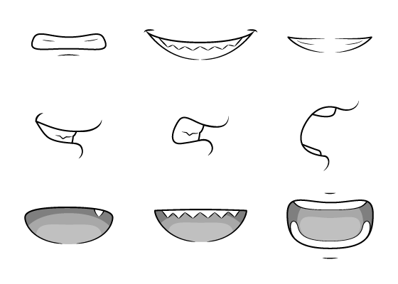 Guide to drawing beautiful mouth anime characters