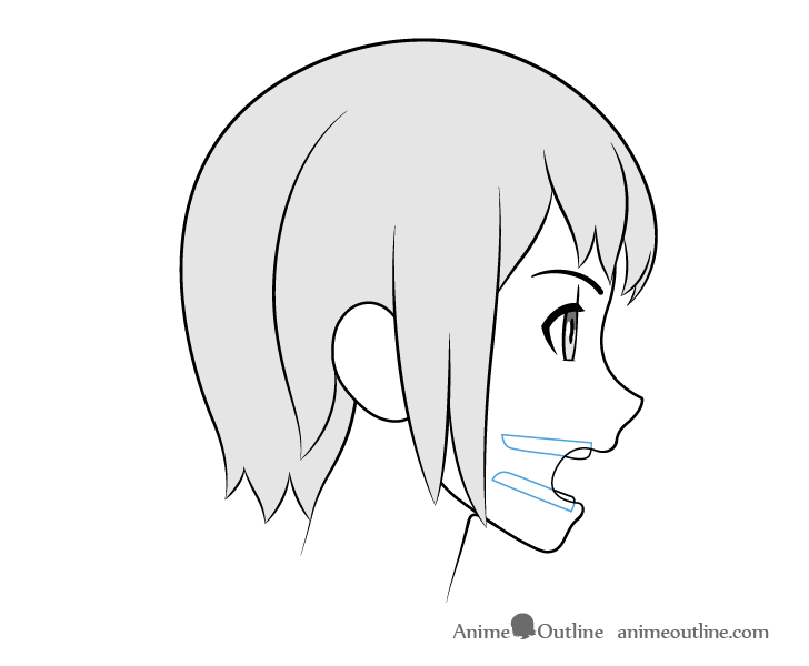 How to Draw Anime & Manga Teeth Tutorial - AnimeOutline