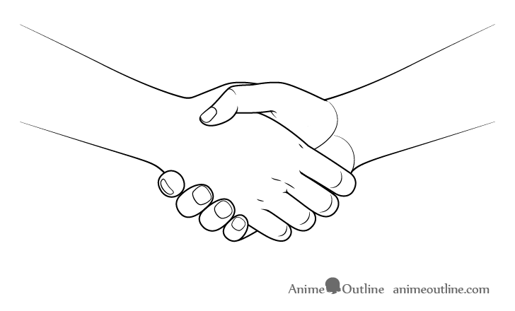 Handshake drawing
