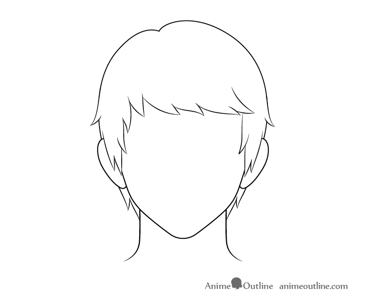 How to Draw a Manga Boy with Shaggy Hair (Side View)