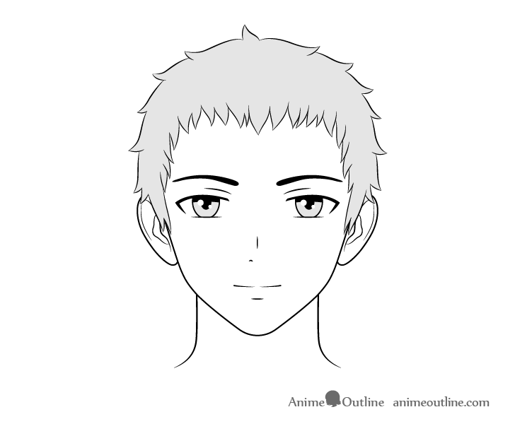 How To Draw Male Anime Characters Step By Step Animeoutline How To Draw Male Anime Characters Step By Step Animeoutline