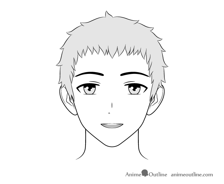 How To Draw Male Anime Characters Step By Step Animeoutline