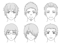 How To Draw Anime And Manga Male Head And Face Animeoutline