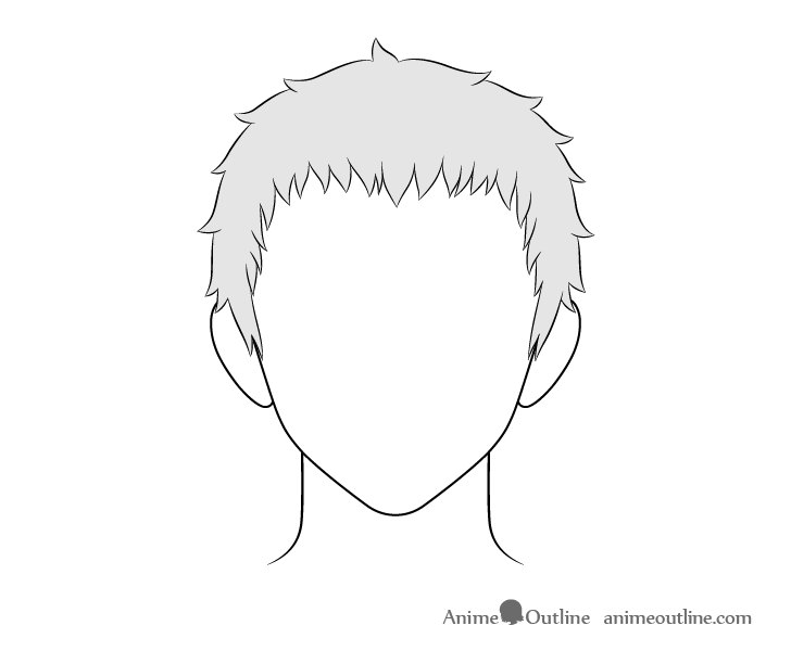 Featured image of post How To Draw Anime Boy Hair Cute Anime hair most often looks very expressive so depict an anime haircut using light but long and expressive lines