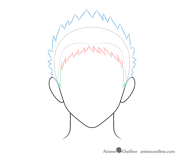 Image of How to Draw Anime Male Hairstyles-VH120058-Picxy