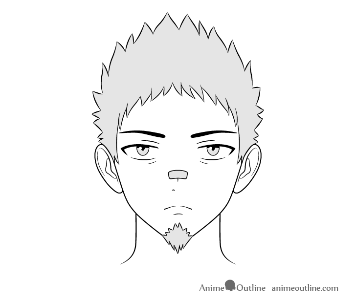 Featured image of post Male Base Drawing With Hair For this particular example the hair will basically be split into two draw the individual hairs of the eyelashes with slightly different distance between each of them but at the same time try and make the overall