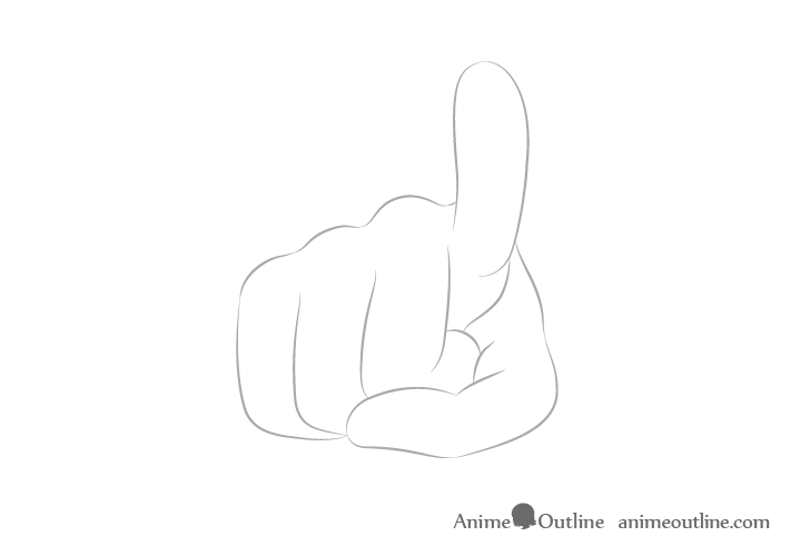 How to Draw Hand Poses Step by Step - AnimeOutline