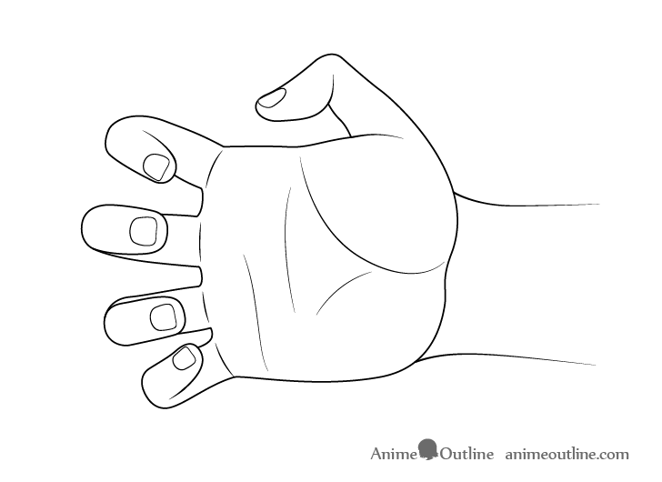 How To Draw Hand Poses Step By Step Animeoutline