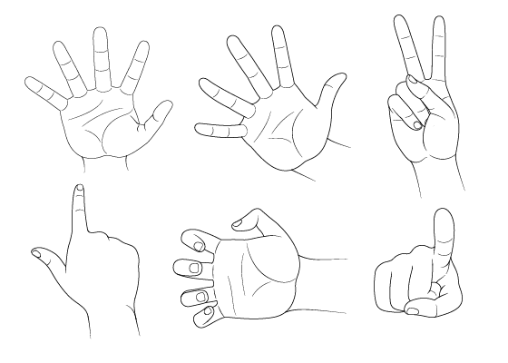 How to Draw Hand Poses Step by Step - AnimeOutline