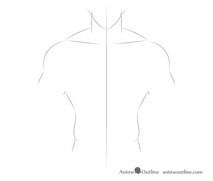 Featured image of post Anime Man Outline Drawing Um zu lernen wie man ein volles gesicht zeichne