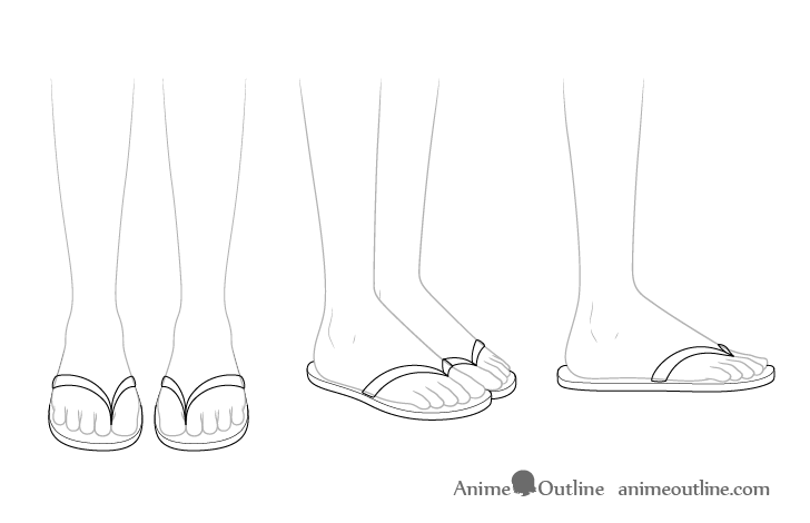 How to draw Anime Girl School Shoes  YouTube