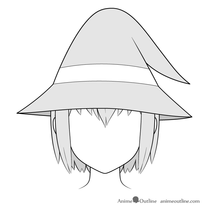 Аниме рисунок шляпы волшебника