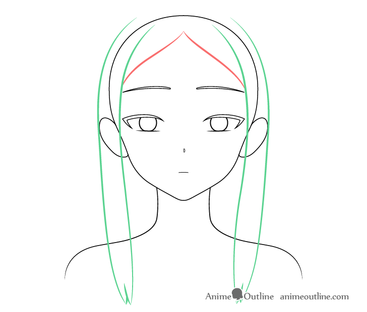 How To Draw A Beautiful Anime Girl Step By Step Animeoutline