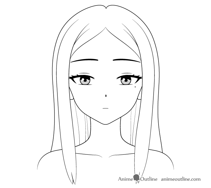 How to Draw a Beautiful Anime Girl Step by Step - AnimeOutline