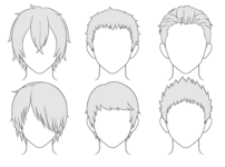 How to Draw Anime & Manga Male & Female Hair - AnimeOutline