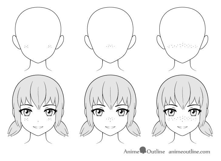 How to Draw Freckles on Anime Faces - AnimeOutline