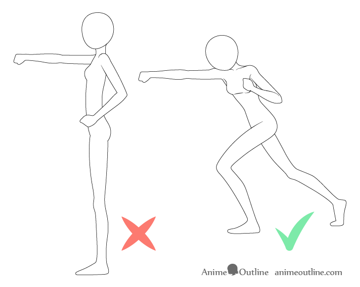 How to Draw Anime Poses Step by Step  AnimeOutline