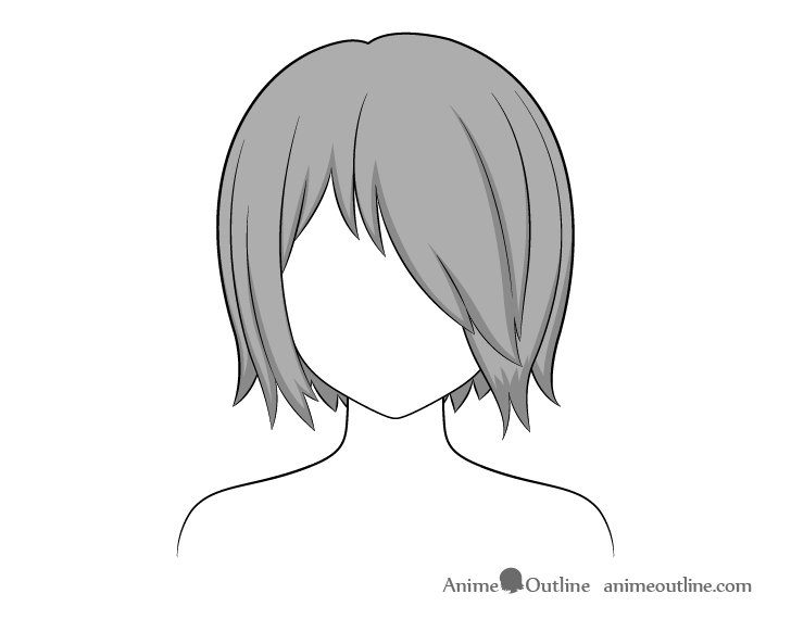 How to Shade Anime Hair Step by Step - AnimeOutline