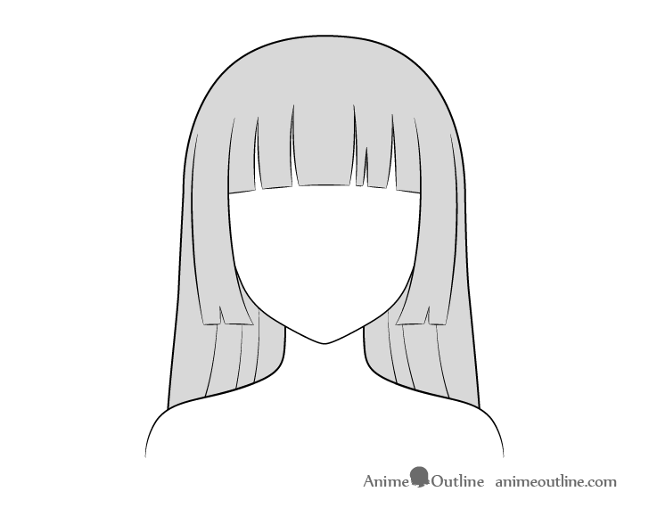 How to Shade Anime Hair Step by Step - AnimeOutline