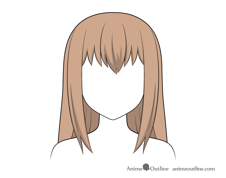 How to Shade Anime Hair Step by Step - AnimeOutline