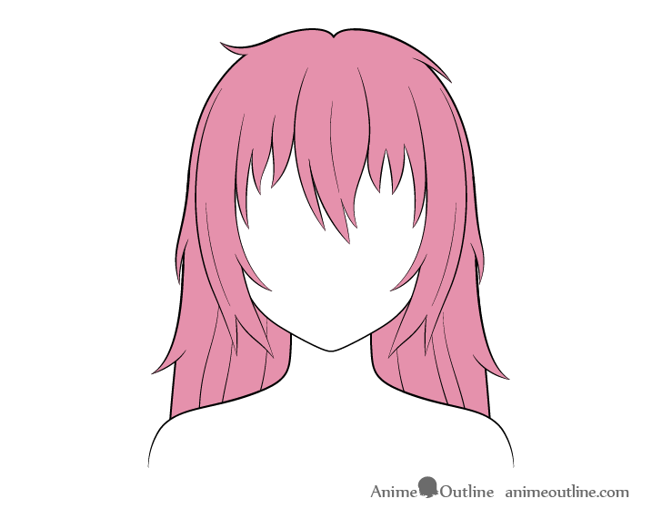 How to Shade Anime Hair Step by Step - AnimeOutline