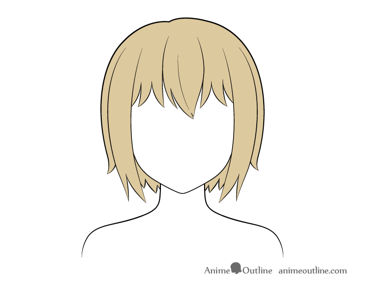 How to Shade Anime Hair Step by Step - AnimeOutline