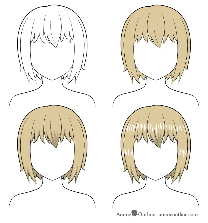 Featured image of post How To Shade Anime Hair Boy How to draw anime boy hair drawing realistic anime hair for beginners real time drawing for 3 1 hours tools