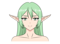 Anime elf girl