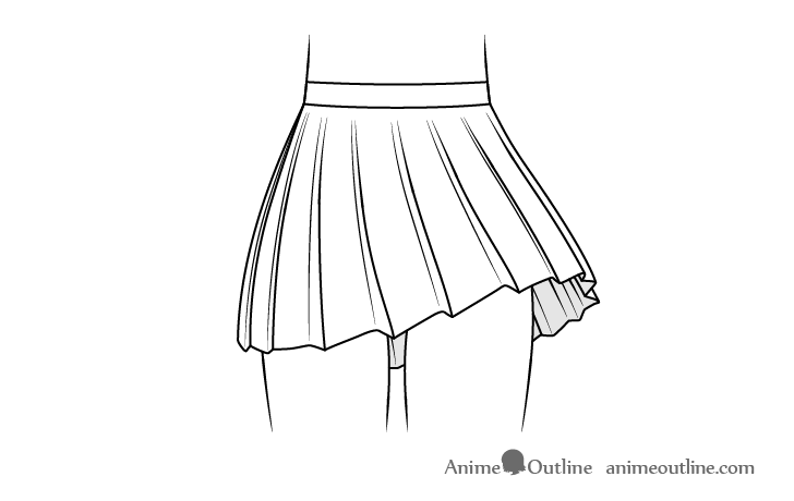 Featured image of post Dress Anime Skirt Drawing How to draw anime clothes drawingforall net