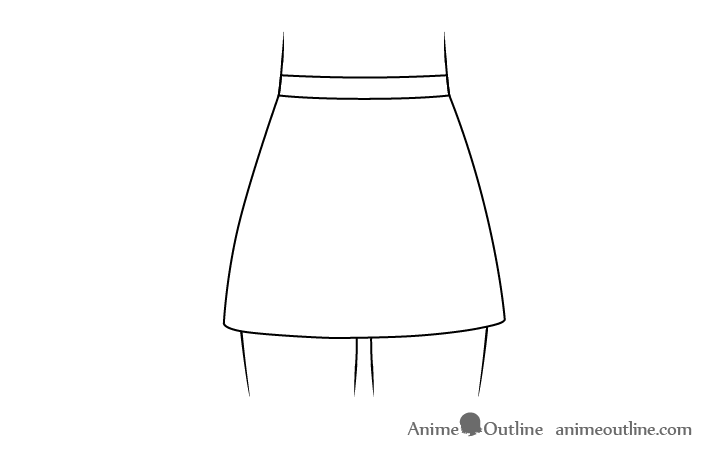 hand drawn sketch of skirt  Stock Illustration 28202179  PIXTA