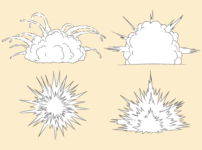 How to Draw Explosions, Smoke & Fire Step by Step