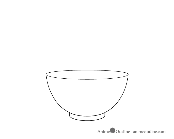 Rice bowl basic drawing