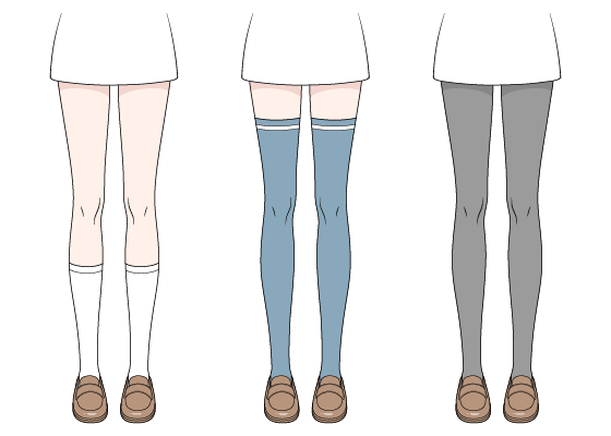 How to Draw Female Anime Legs Tutorial  AnimeOutline