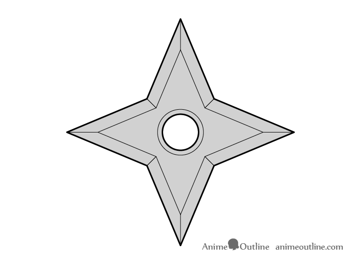 Shuriken drawing coloring