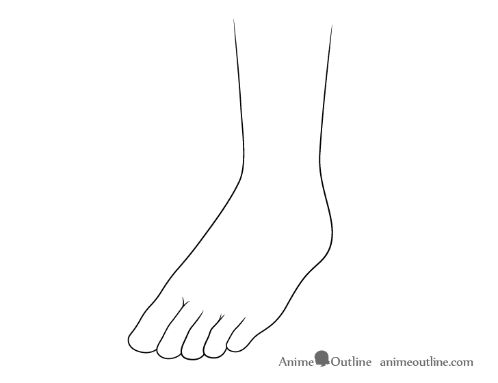Foot drawing