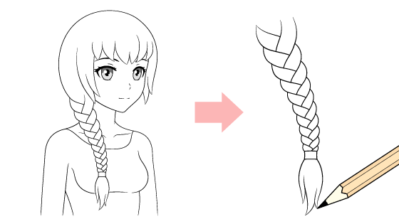 How to draw a braid video tutorial