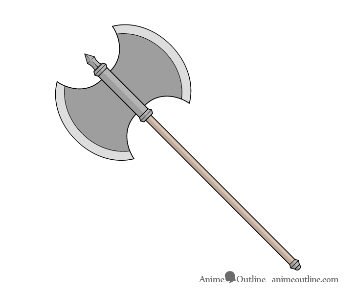 Axe weapon drawing