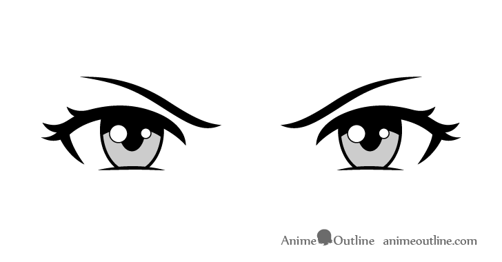 How to Draw Angry Anime or Manga Eyes (8 Steps) - AnimeOutline